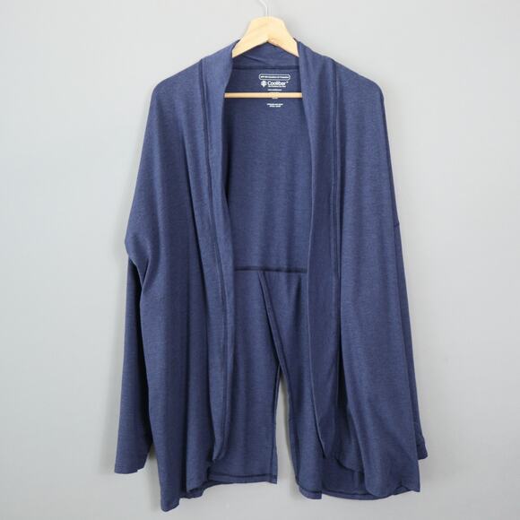 Coolibar  Lumaleo Sun Wrap Top Plus Extra XL Blue - Picture 1 of 8